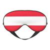 Austrian Flag Print Sleep Mask Silk-Like Eye Mask Sleeping Eye Mask for Women Men for Travel Sleep Relaxation view 1