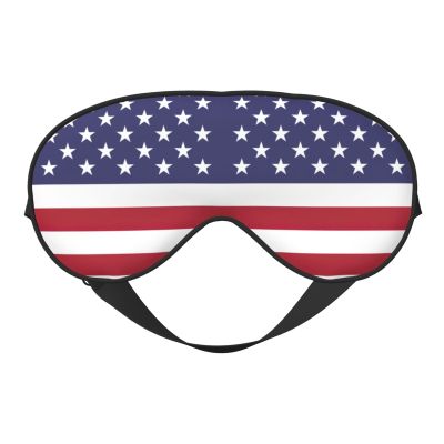 American Flag Print Sleep Mask Silk-Like Eye Mask Sleeping Eye Mask for Women Men for Travel Sleep Relaxation
