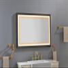 48 * 30 Black ed Bathroom Mirror Square Wall Mounted Material ed Vanity Mirror Shaving Mirror Make Up Mirror view 2