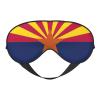 Arizona State Flag Print Sleep Mask Silk-Like Eye Mask Sleeping Eye Mask for Women Men for Travel Sleep Relaxation view 1