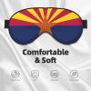 Arizona State Flag Print Sleep Mask Silk-Like Eye Mask Sleeping Eye Mask for Women Men for Travel Sleep Relaxation view 3