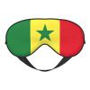 Flag of Senegal Print Sleep Mask Silk-Like Eye Mask Sleeping Eye Mask for Women Men for Travel Sleep Relaxation view 1