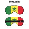Flag of Senegal Print Sleep Mask Silk-Like Eye Mask Sleeping Eye Mask for Women Men for Travel Sleep Relaxation view 2