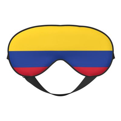 Flag of Colombia Print Sleep Mask Silk-Like Eye Mask Sleeping Eye Mask for Women Men for Travel Sleep Relaxation