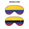 Flag of Colombia Print Sleep Mask Silk-Like Eye Mask Sleeping Eye Mask for Women Men for Travel Sleep Relaxation view 2