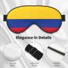 Flag of Colombia Print Sleep Mask Silk-Like Eye Mask Sleeping Eye Mask for Women Men for Travel Sleep Relaxation view 4