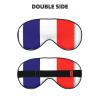 French Flag Print Sleep Mask Silk-Like Eye Mask Sleeping Eye Mask for Women Men for Travel Sleep Relaxation view 2