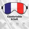 French Flag Print Sleep Mask Silk-Like Eye Mask Sleeping Eye Mask for Women Men for Travel Sleep Relaxation view 3