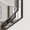 28 x 31.5 inches Wall Mounted Silver Decorative Round Wall Mirror for Home, Living Room, Bedroom, Entryway view 3