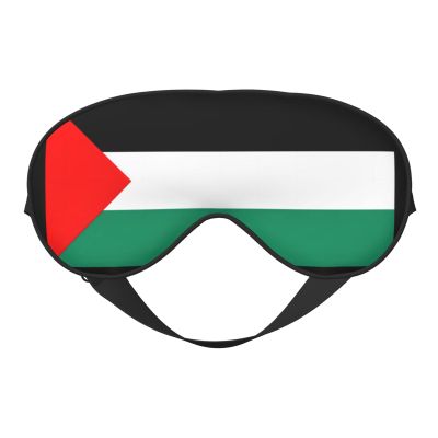 Palestine Flag Print Sleep Mask Silk-Like Eye Mask Sleeping Eye Mask for Women Men for Travel Sleep Relaxation