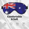 Australian Flag Print Sleep Mask Silk-Like Eye Mask Sleeping Eye Mask for Women Men for Travel Sleep Relaxation view 3