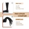0.4 cm Loc Extensions Human Hair 100 Strands Dreads Extensions Men Women Short Dreadlocks Extensions Real Human Hair Loc Extension Natural Black Handmade Permanent Locs (0.4cm 1B 6 Inch 100 Strands) view 4