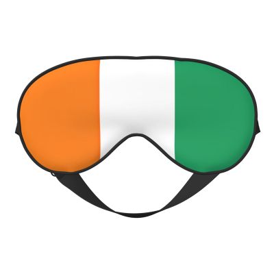 Flag of Cote D'Ivoire Print Sleep Mask Silk-Like Eye Mask Sleeping Eye Mask for Women Men for Travel Sleep Relaxation