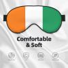 Flag of Cote D'Ivoire Print Sleep Mask Silk-Like Eye Mask Sleeping Eye Mask for Women Men for Travel Sleep Relaxation view 3