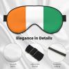 Flag of Cote D'Ivoire Print Sleep Mask Silk-Like Eye Mask Sleeping Eye Mask for Women Men for Travel Sleep Relaxation view 4