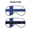 Finnish Flag Print Sleep Mask Silk-Like Eye Mask Sleeping Eye Mask for Women Men for Travel Sleep Relaxation view 2
