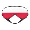 Polish Flag Print Sleep Mask Silk-Like Eye Mask Sleeping Eye Mask for Women Men for Travel Sleep Relaxation view 1
