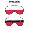 Polish Flag Print Sleep Mask Silk-Like Eye Mask Sleeping Eye Mask for Women Men for Travel Sleep Relaxation view 2
