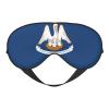 Louisiana State Flag Print Sleep Mask Silk-Like Eye Mask Sleeping Eye Mask for Women Men for Travel Sleep Relaxation view 1