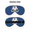 Louisiana State Flag Print Sleep Mask Silk-Like Eye Mask Sleeping Eye Mask for Women Men for Travel Sleep Relaxation view 2