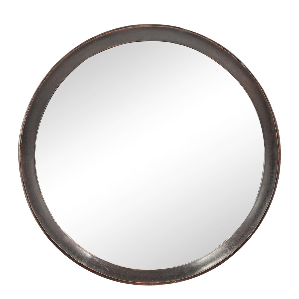20x1.5 Transitional Decor Style Mango Wood Wall Mirror Wall Decor with e of Solid Mango Wood for Bathroom,Entryway Console Lean Against Wall