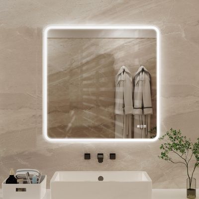 36 X 36 Rectangular ed Dimmable Anti Fod LED Wall Bathroom Vanity Mirror Lighted Mirror
