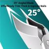 kolewe Nail Clipper, Wide Jaw Opening Nail Clipper Long Handled Toenail Clippers(Black) view 3