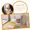 ABOOFAN Acrylic Storage Box Desk Organizer Makeup Organizer Stationery Storage Desktop Supplies Pen Holder view 3