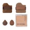 4/6x Chocolate With Finger Holder Fingertip Makeup Sponge Pad For Cream Concealer Eyeshadow view 1