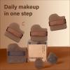 4/6x Chocolate With Finger Holder Fingertip Makeup Sponge Pad For Cream Concealer Eyeshadow view 2