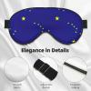 Alaska State Flag Print Sleep Mask Silk-Like Eye Mask Sleeping Eye Mask for Women Men for Travel Sleep Relaxation view 4