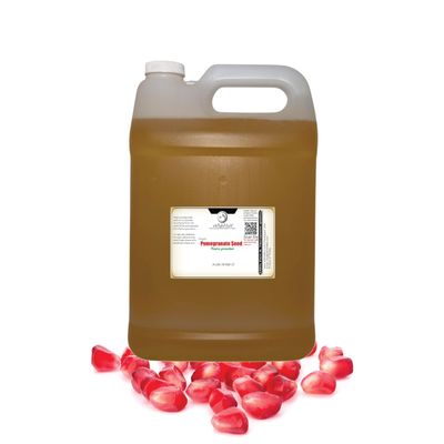 100% Pure Virgin Pomegranate Seed Oil Cold-Pressed & Unrefined from Turkey | Lightweight Moisturizer for Face, Skin & Hair | Nutrient-Rich Botanical Oil | 1 Gallon (Net Wt. 3.7 kg / 8.2 lb)