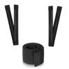 2 Pcs Black Reusable Hair Bun Maker, Donut Bun Maker DIY French Twist Hair Fold Wrap Snap - Easy Bun Hair Tool - Shaper Bun Hair Tool -Ballet Bun for Women and Kids view 1