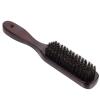 PACKOVE Wooden Beard Brush Natural Boar Bristle Facial Cleaning Brush for Men Vintage Design Grooming Tool for Home and Salon Use view 1