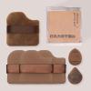 4/6x Chocolate With Finger Holder Fingertip Makeup Sponge Pad For Cream Concealer Eyeshadow view 4