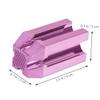 GALPADA Cosmetics Pencil Sharping Assistant Flat-tip Pencil Sharpener Eyebrow Sharping Slot Makeup Supplies for Girls view 2