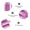 GALPADA Cosmetics Pencil Sharping Assistant Flat-tip Pencil Sharpener Eyebrow Sharping Slot Makeup Supplies for Girls view 4