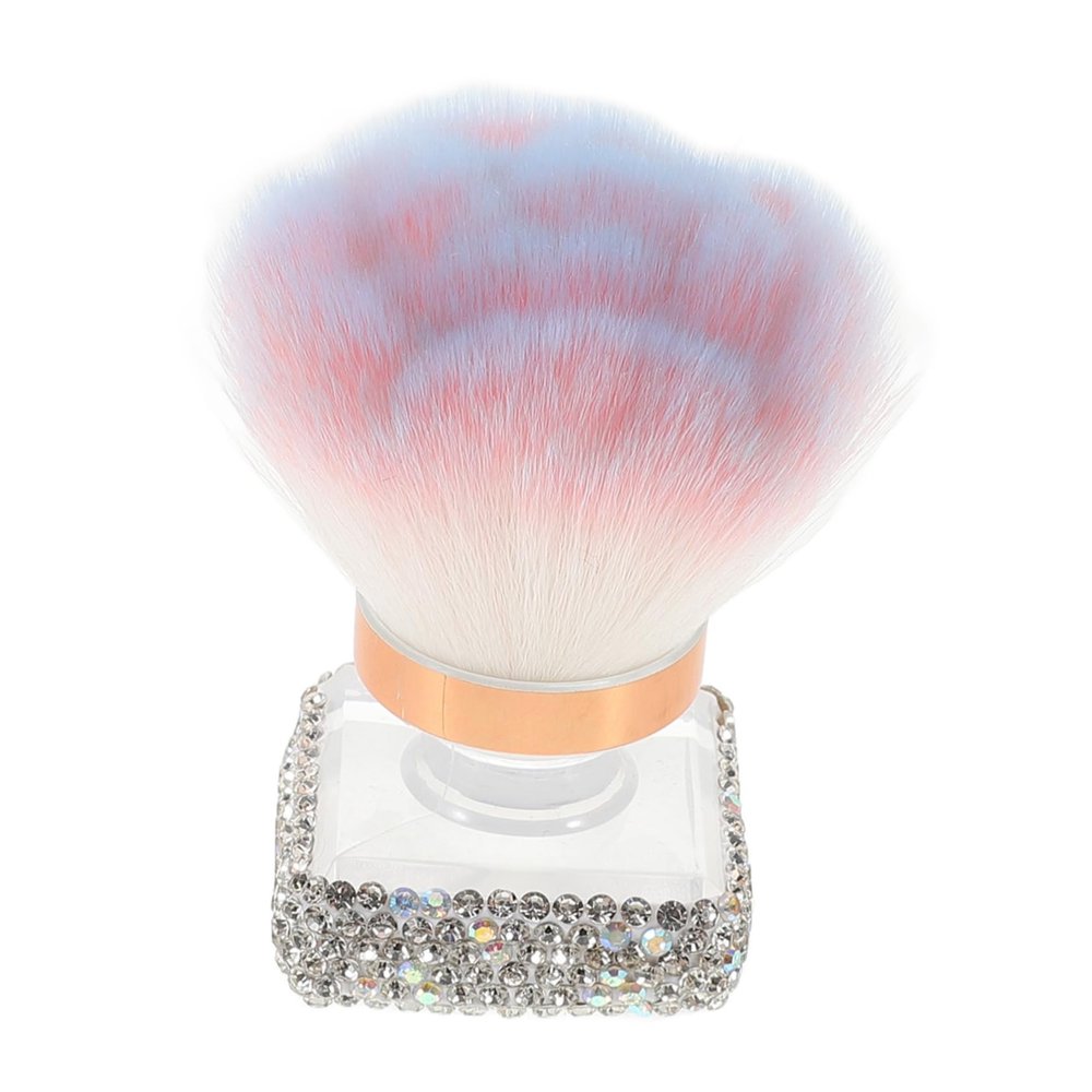 BATHVEVE Nail Art Dust Brush Elegant Transparent Design Fluffy Makeup Tool for Smooth Application for Manicure and Daily Use for Makeup Enthusiasts