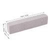 6PCS Pool Pumice Stones PVC Material Cleaning Block, Removes Tough Water Scale for Toilet, Bathtub, Shower, Tile, with Stainless Steel Sinks (S) view 2