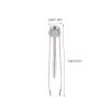 DEARMAMY Eyebrow Tweezer and Brush Tool Stainless Tweezers for Shaping and Grooming Versatile Eyelash Application Tool for Makeup Enthusiasts view 2