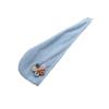 Baluue Quick-Drying Hair Towel Turban for Women Absorbent Coral Cap Lightweight Soft for Shower Makeup and Spa Light Blue view 1
