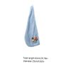 Baluue Quick-Drying Hair Towel Turban for Women Absorbent Coral Cap Lightweight Soft for Shower Makeup and Spa Light Blue view 2