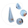 Baluue Quick-Drying Hair Towel Turban for Women Absorbent Coral Cap Lightweight Soft for Shower Makeup and Spa Light Blue view 4