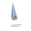 Mikinona 1pc Coral Fleece Quick-Dry Hair Towel Turban for Women Super Absorbent and Cap for Fast Hair Drying Lightweight and Breathable Light Blue view 2