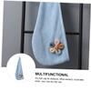 Mikinona 1pc Coral Fleece Quick-Dry Hair Towel Turban for Women Super Absorbent and Cap for Fast Hair Drying Lightweight and Breathable Light Blue view 4
