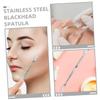 DEARMAMY Double Headed Stainless Steel Blackhead Skin Scrubber Tool for Facial Care Comedone and Removal Portable for Home and Travel Use view 3