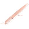 Happyyami 4pcs Stainless Steel Eyebrow Tweezers Brow Shaping Tweezers Comb for Women Lash for Eyelash Extensions Hair Removal view 2