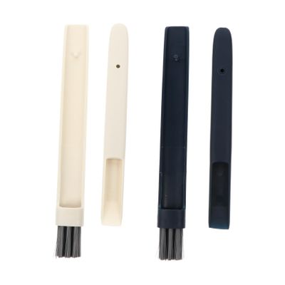 Beaupretty 2 Pcs 2 in 1 Gap Brush Cleaning Dust Baseboard Scrub Broom Kitchen Window Cleaner Household Supplies Multifunctional Brush Abs