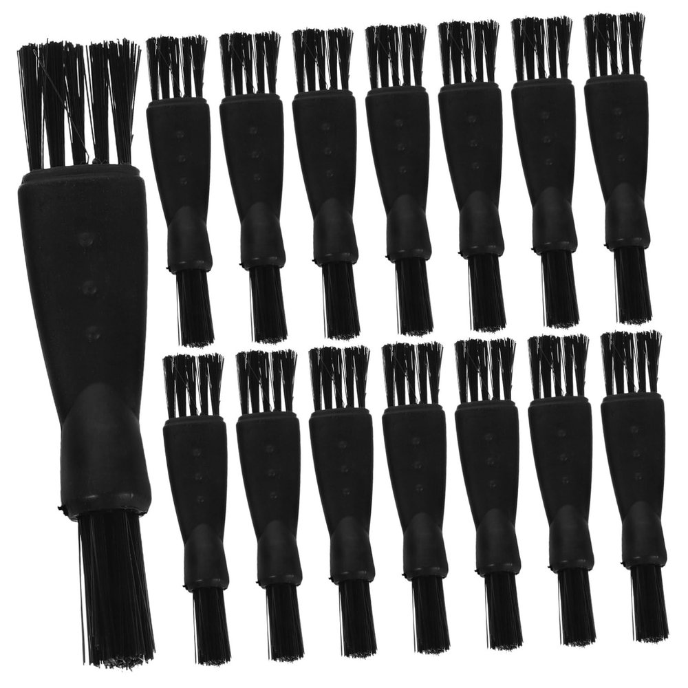 WRITWAA 20pcs Double Head Razor Cleaning Brush for Electric Shaver and Hair Clipper Portable Brushes for Thorough Grooming Tool Maintenance for Home and Travel