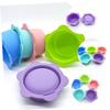WRITWAA 1set Nonstick Silicone Wax Melting Bowl - Container for Facial Mask Mixing and Waxing Bowls Mixing Sticks Easy to Clean and Efficient Use view 2